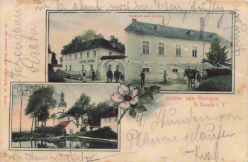 07922 Stelzen Reuth im Vogtland Gasthof zum Löwen  o 1909