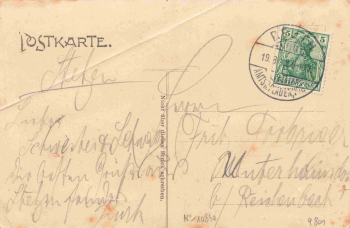 07907 Rödersdorf Gasthaus Hermann Bucklitsch* um 1910