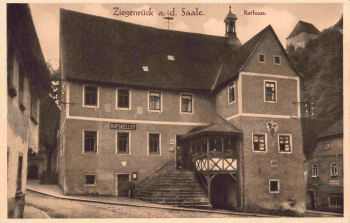 07924 Ziegenrück Rathaus * um 1930