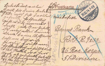 07926 Gefell Vogtland Postamt o 1914