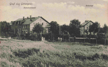 07926 Göttengrün Gefell Bahnhofshotel o 1916