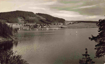 07929 Kloster Stausee der Bleiloch-Saaletalsperre o 1959