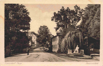 07929 Ebersdorf (Thuringia) – Street * around 1930