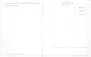 07920 Saalburg Thüringen FDGB Heim * 1965