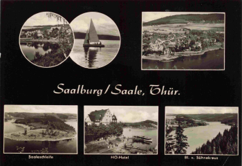07920 Saalburg Thüringen Mehrbildkarte * 1966
