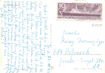 07950 Triebes Thüringen o 1971