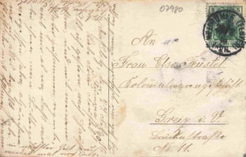 07957 Daßlitz Fachwerkhaus Echtfotokarte o 1910