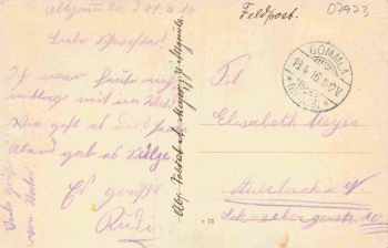07973 Gommla Greiz Gasthof zur Sonne o 1916