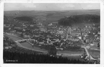 07985 Elsterberg Vogtland Totalansicht * um 1940
