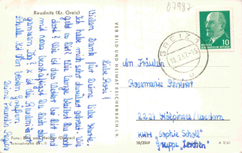 07987 Reudnitz Mohlsdorf-Teichwolframsdorf o 1967