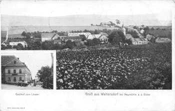 07987 Waltersdorf Mohlsdorf-Teichwolframsdorf Gasthaus zum Löwen o 1911