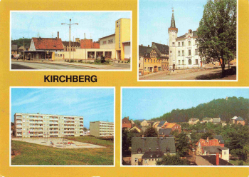 08107 Kirchberg Sachsen Mehrbildkarte o 1985