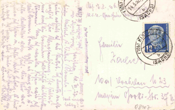 08107 Kirchberg Sachsen o 1952