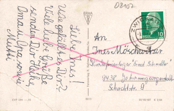 08107 Stangengrün Erzgebirge Mehrbildkarte o 1969