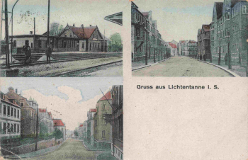 08115 Lichtentanne Bahnhof o ca. 1920