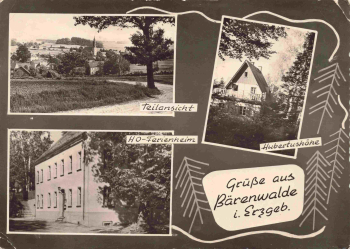 08147 Bärenwalde Erzgebirge Mehrbildkarte o 1964