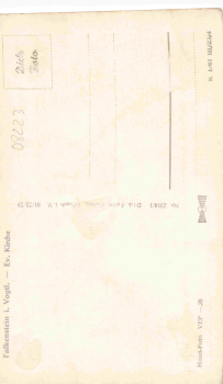08223 Falkenstein Vogtland ev. Kirche * 1961