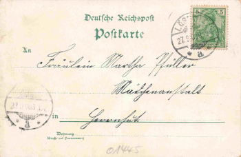 08294 Lössnitz Erzgebirge Gruss aus... Litho o 1900