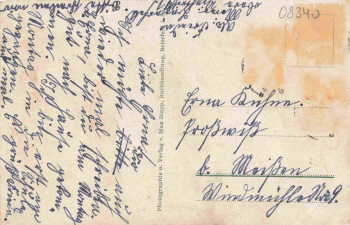 08344 Beierfeld Erzgebirge Totalansicht o um 1910