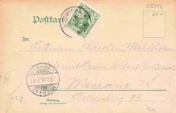08396 Niederwiera Gasthof Wierathal Litho o 1905