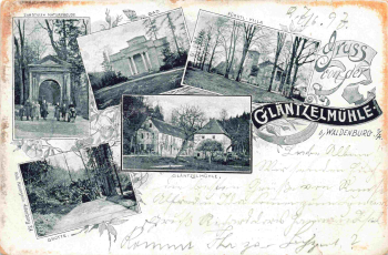 08396 Waldenburg Sachsen Glänzelmühle o 1897