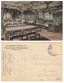 09212 Limbach Schweizerhaus Venusgrotte gebr. ca. 1920