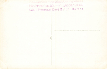 09326 Geringswalde 700 Jahrfeier 02.-04.September 1933 Originalfoto vom Festumzug Bild 91