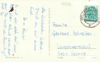 09376 Oelsnitz Erzgebirge Mehrbildkarte o 1961
