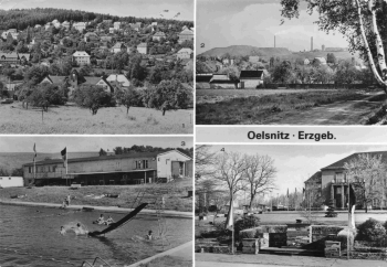 09376 Oelsnitz Erzgebirge Mehrbildkarte o 1984