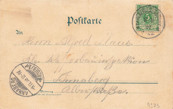 09427 Ehrenfriedersdorf Litho Postamt o 9.11.1899