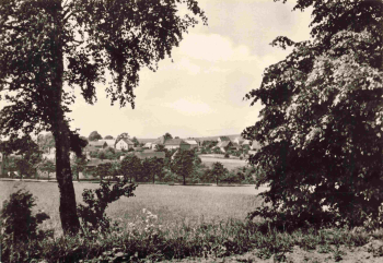09437 Börnichen Erzgebirge Totalansicht o 1970