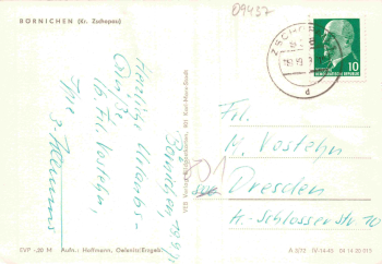 09437 Börnichen Erzgebirge o 1971