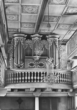 09526 Pfaffroda Erzgebirge Silbermann organ o1978