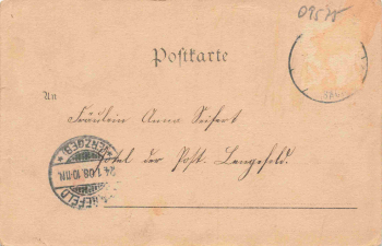 09575 Kleinhartmannsdorf Hähners Restaurant Kirche und Schule o 1908