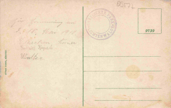 09577 Lichtenwalde Schloss gebraucht 1910