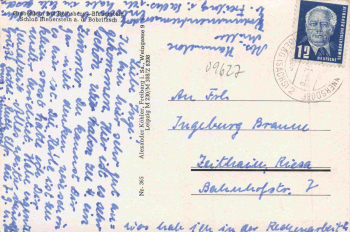 09629 Bieberstein an der Bobritzsch Reinsberg Schloss o 1951