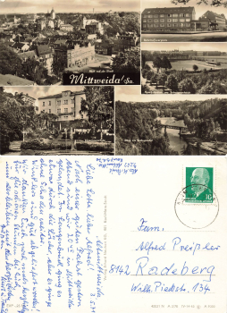 09648 Mittweida Schule Stadion o 1972