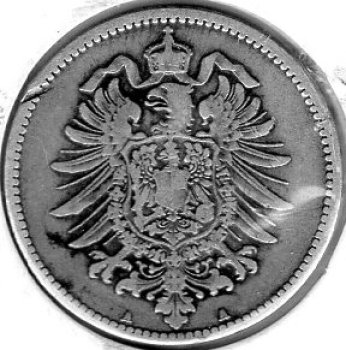 1 Mark 1874 A Silbermünze Kaiserreich