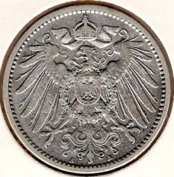 1 Mark 1903 A German Empire Silver Coin