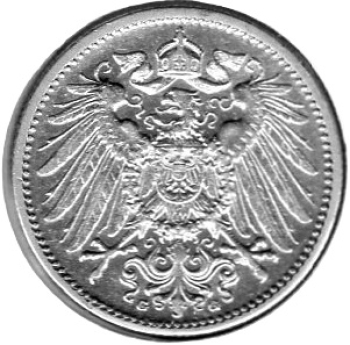 1 Mark 1906 G Deutsches Kaiserreich Silbermünze  Erhaltung !!!!
