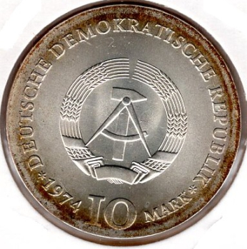 10 Mark GDR 1974 Caspar David Friedrich