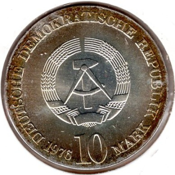 10 Mark GDR 1976 Carl Maria von Weber