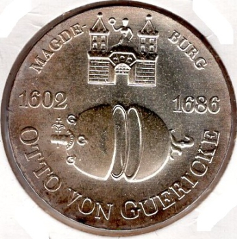 10 Mark GDR 1977 Otto von Guericke