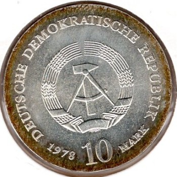 10 Mark DDR 1978 Justus von Liebig