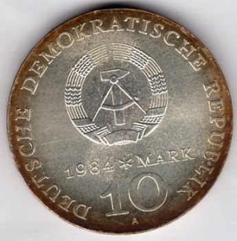 10 Mark GDR 1984 Alfred Brehm