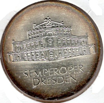 10 Mark GDR 1985 Semperoper Dresden