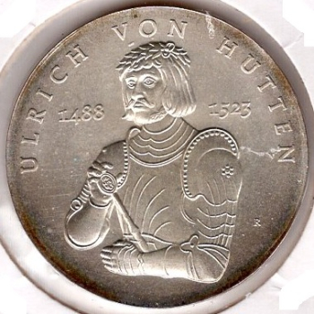 10 Mark GDR 1988 Ulrich von Hutten