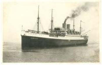 Hamburg-Amerika Linie Dampfschiff "Albert Ballin" * ca. 1930