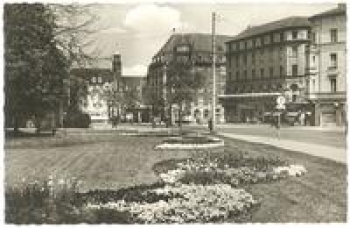Augsburg Konigsplatz o 23.8.1957