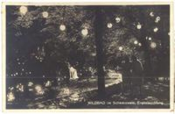 75323 Bad Wildbad, Enzbeleuchtung, o 17.6.1932